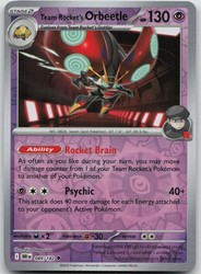 Team Rocket's Orbeetle 089/182 SV10: Destined Rivals Reverse Holo Uncommon