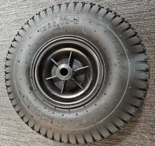 (QTY 1) NHS 2 Ply Nylon Lawn & Garden Turf Wheel & Tire Assembly 15x6-6