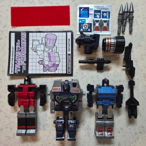 Transformers G1 Vintage Reflector C-9.5! Complete Decepticon Toy Robot Refraktor