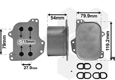 VAN Wezel ÖLküHler, MotoröL U.A. FüR Audi, Man, Seat, Skoda, VW-image