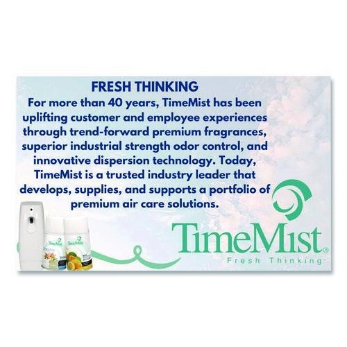 TimeMist Premium Metered Air Freshener Refill, Caribbean Waters, 7.1 oz, 3/Pack