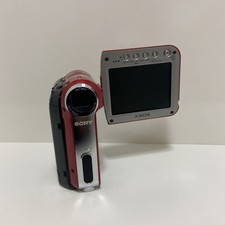 Sony DCR-PC55 MiniDV Handycam Camcorder Red For Parts or Repair Untested