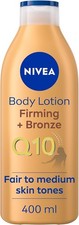 NIVEA Q10 Firming + Radiance Gradual Tan Body Lotion Natural-Looking Tan 400ml