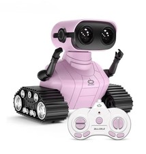 Allcele Robot Kids Toy Remote Control USB Rechargeable Music and LED Eyes Gift