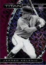 2021 Panini Chronicles Jarred Kelenic #7 Titan Purple Velocity Seattle 33A