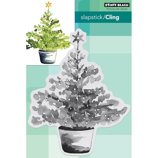 Penny Black Cling Rubber Stamp - Christmas Glow 40-627