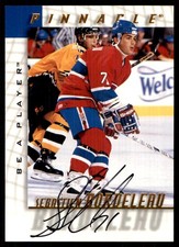 1997-98 Pinnacle Be a Player Autographs Sebastien Bordeleau Auto Montreal