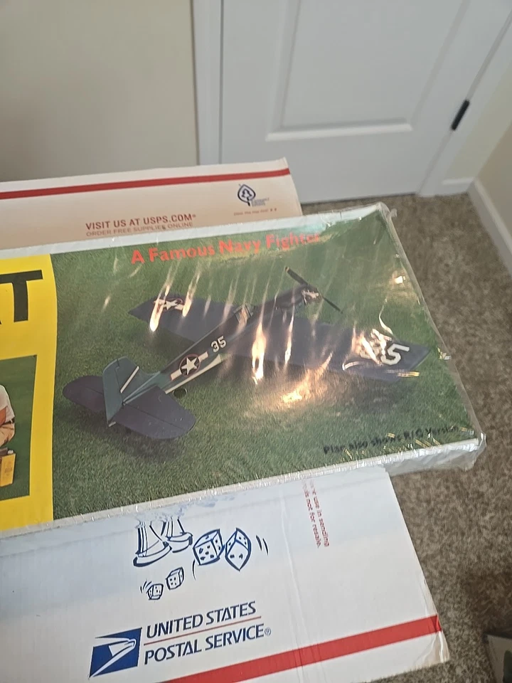 Sterling 'F6F Hellcat' 42" WS Contol Iine Model Airplane Kit S46 - Lot A, READ** - Image 4 of 4