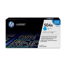 Image of HP Toner Cartridge 504A Cyan Original LaserJet Toner Cartridge Cyan 7000 Page