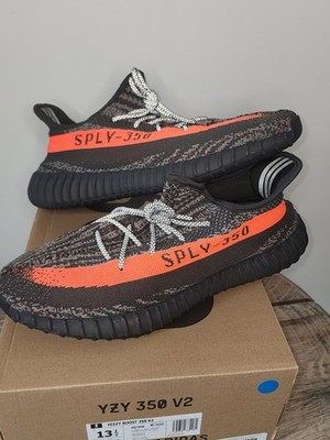 Yeezy Boost 350 V2 Beluga Adidas HQ7045 Primeknit  Men's Sneaker 13.5 Minor Wear