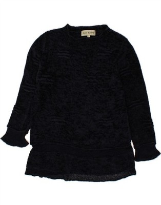 Claire Kennedy Damen Pullover Pulli mit U-Boot-Ausschnitt UK 16 Large marineblau CK23