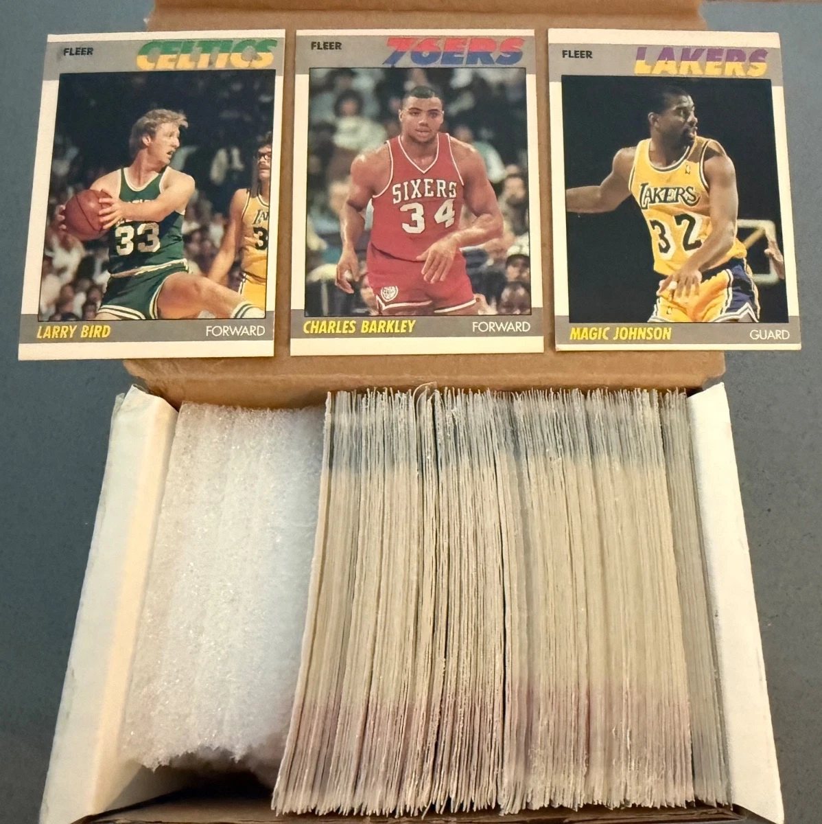 Magic Johnson Fleer Los Angeles Lakers Basketball Sports Trading
