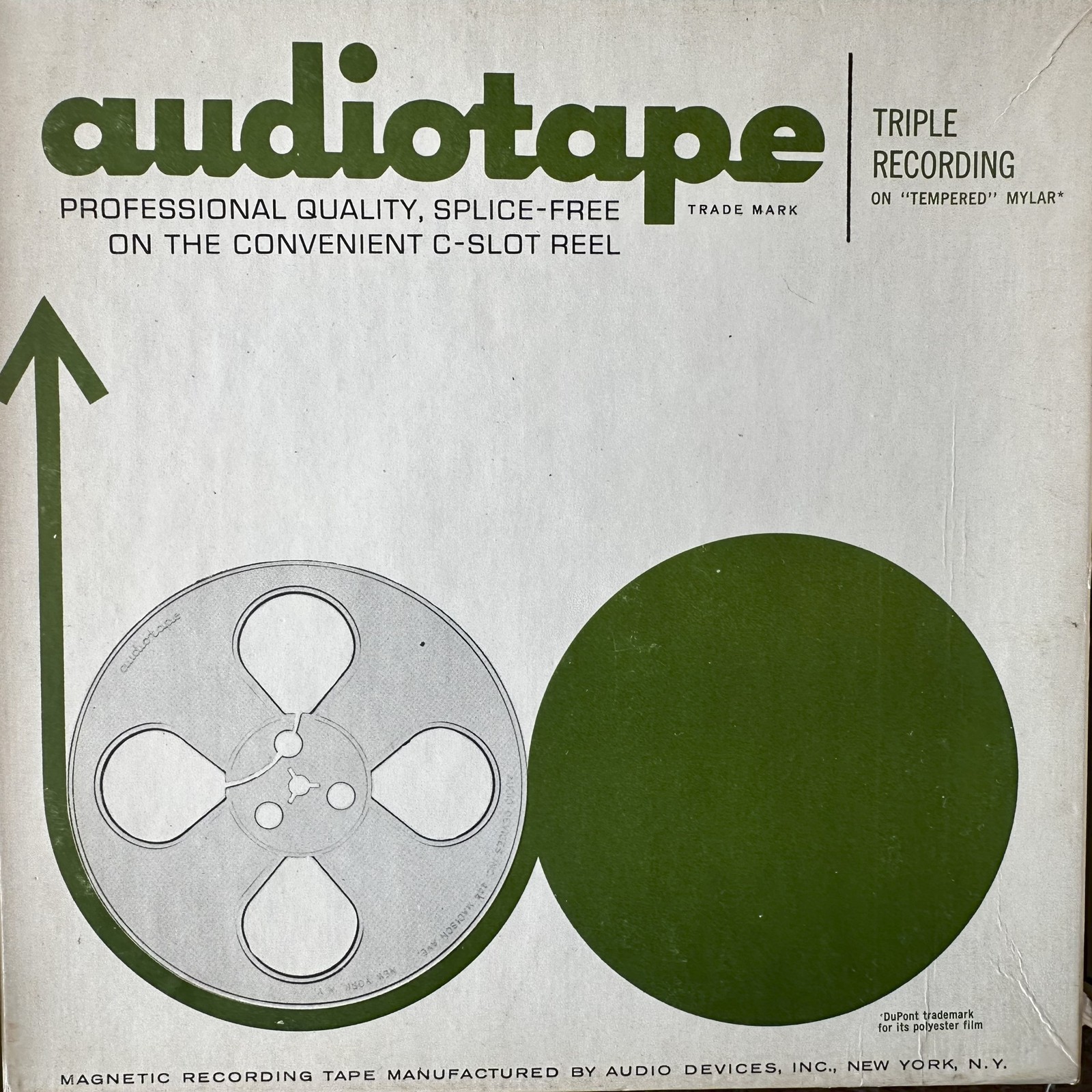Audiotape / Capitol Sound Tape Reel Formula 10, TP, 7" Reel, 3600 ft