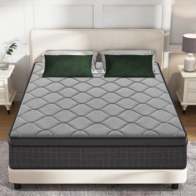 10'' 12'' Gel Memory Foam Mattress Hybrid Spring Twin Full Queen King Bed In A Box