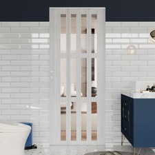 Bi Folding Concertina Accordion Door Fold Sliding Divider Bathroom Living Room