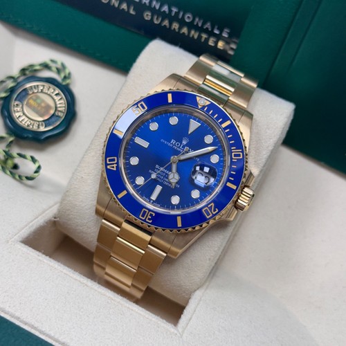 Rolex Submariner Date 126618LB Automatic 41mm Blue Dial YG Oys...