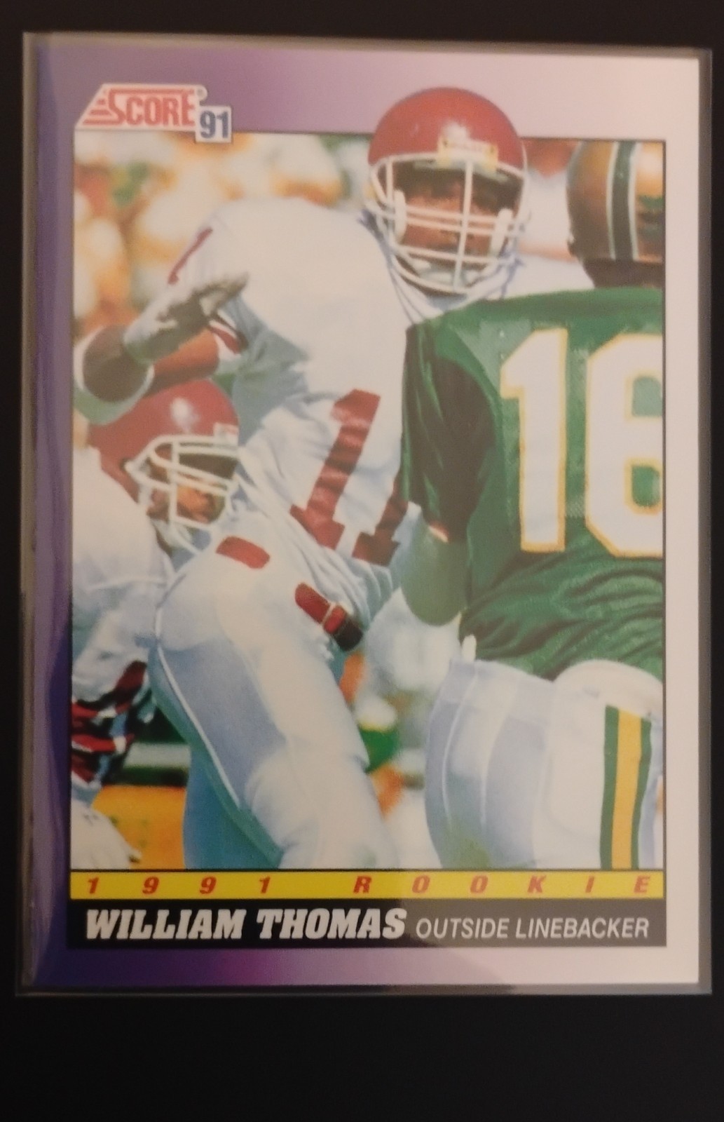 1991 Score - 1991 Rookie William Thomas #585 (RC)