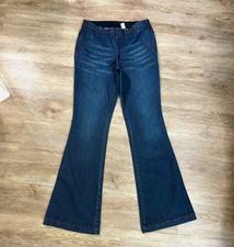 Chico's Platinum Pull On Boot Cut Jeans Medium Wash 00R