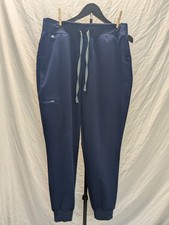 FIGS Women's Size L Zamora Jogger Scrub Pants Navy Blue Medical