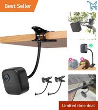 Flexible Clip Clamp Mount for Blink Cameras Adjustable Gooseneck 8 Inch