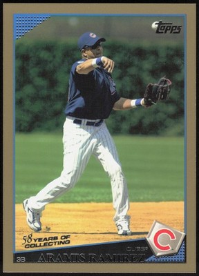 2009 Topps #380 Aramis Ramirez Gold #/2009