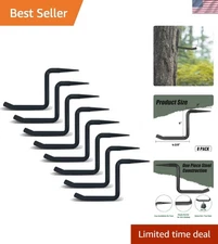 Pack of 8 Durable 4-Inch Screw-in Tree Steps – Slip-Resistant Climbing Aid