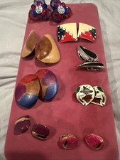 fashion jewelry earrings Set Of 8 Pair of Excellent Collection For Women  Girls