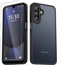 Samsung Galaxy A17 5G Case, Matte Phone Case with Screen Protector, Slim Cover