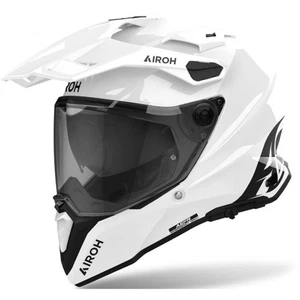 Airoh Commander 2 Adventure Motorcycle Helmet Gloss White