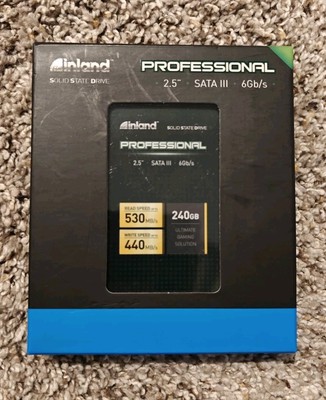 Inland Professional 240 GB Solid State Drive, SSD, 2.5 Inch Hard Drive