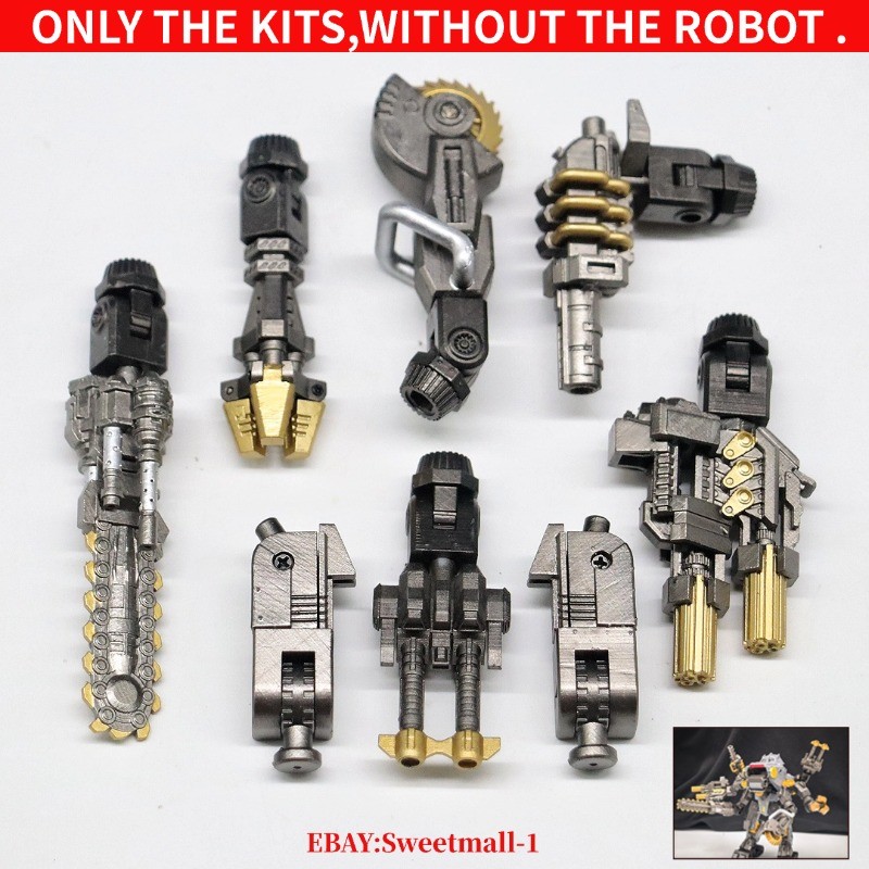 3D DIY Gun Cannon Weapon Thigh Upgrade Kit For AGE OF THE PRIME AMALGAMOUS PRIME