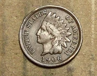 1906     Indian Head Cent     ACTUAL  COIN                          -90228205-06