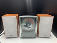 Sony CMT-EX100 CD Player AM/FM Combo with Speakers Tested Working