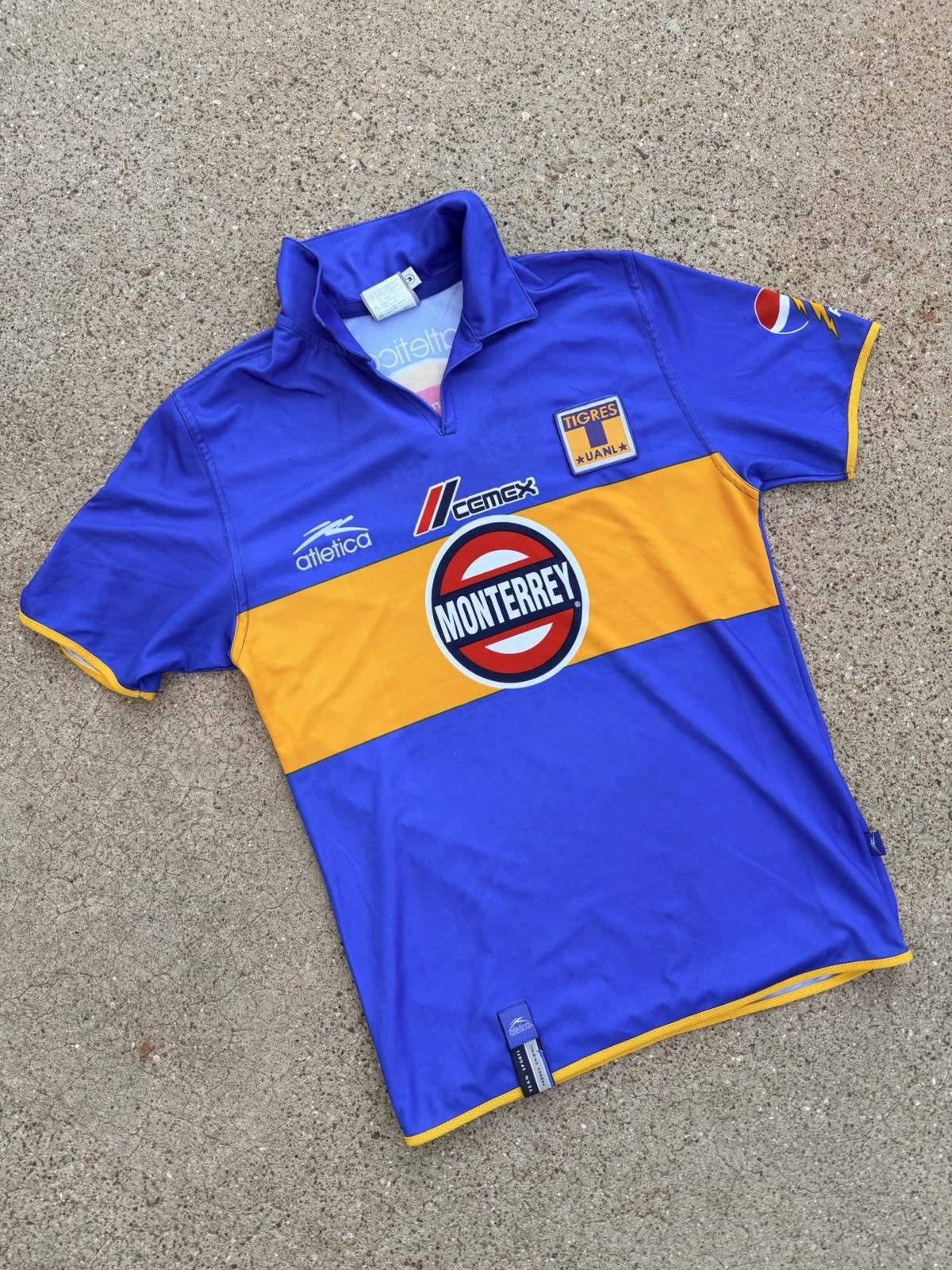 Vintage Tigres UANL Liga MX Atletica Original Jersey Size 12 Youth