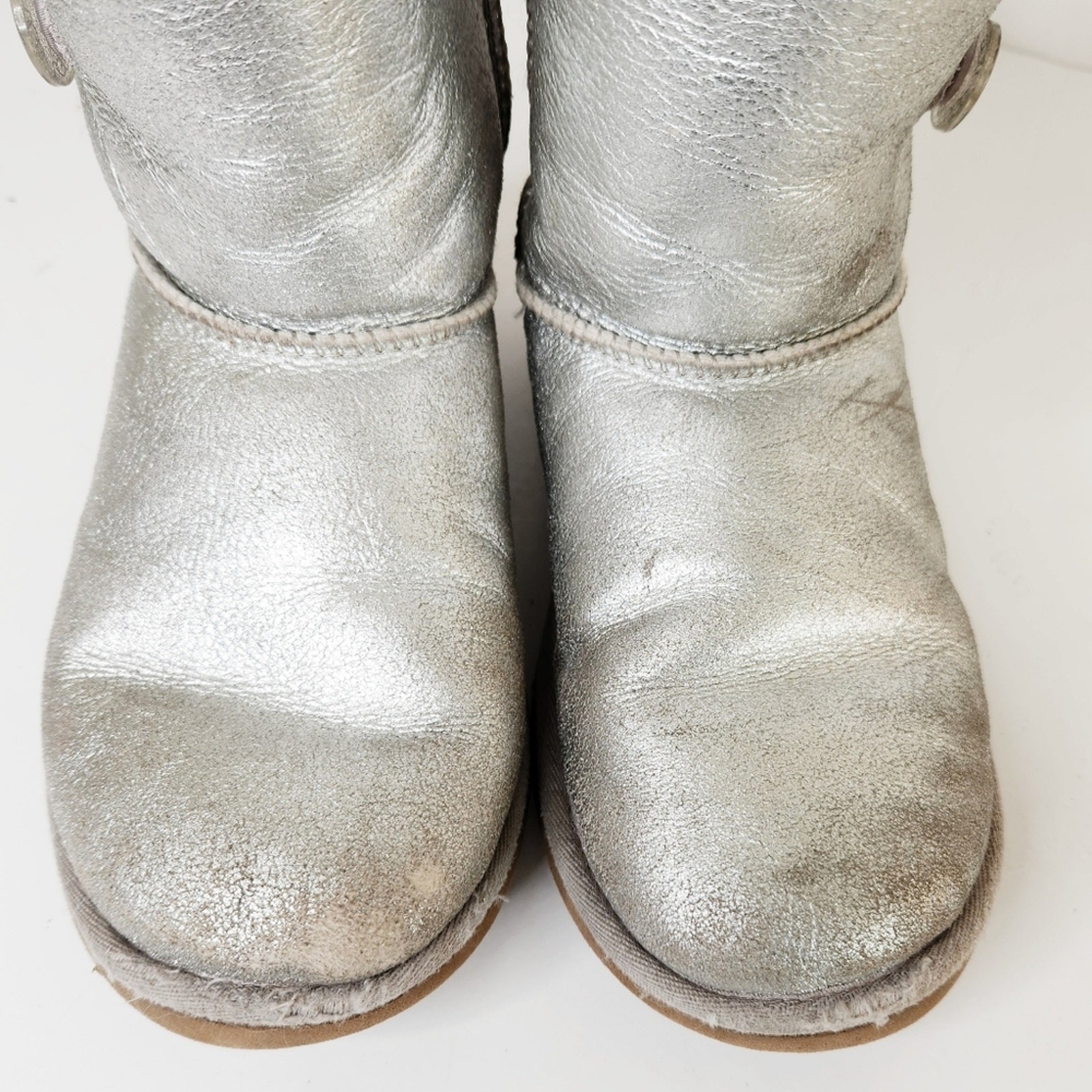 Ugg Bailey Button Boots Silver Metallic Women's S… - image 5