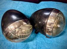 1936 Ford Headlight Assemblies Original Pair Car Patina Hot Rod Coupe Sedan 1936 Ford Headlight Assemblies Original Pair Car Patina Hot Rod Coupe Sedan