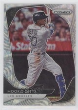 2020 Panini Prizm Tier II Blue Wave Prizm 47/60 Mookie Betts #117 o7m