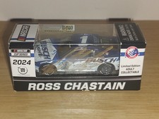 SIGNED 1 Ross Chastain 2024 Busch Light Darlington Throwback Foil Number 1:64