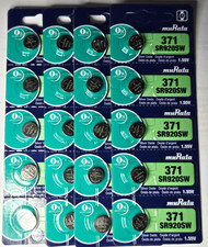 371 MURATA 20PK 1.55V SILVER OXIDE GREAT EXP 10/32 SR920SW SR69 FREE SHIP TRAK