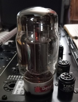 Genalex Gold Lion KT88 Black Plate Made in England 6550 Tested