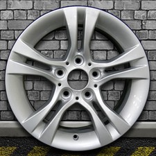 Full Face Bright Medium Silver Oem Wheel For 2007-2012 Bmw 323i - 16x7
