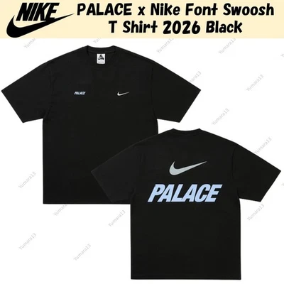 T-shirt PALACE x Nike Font Swoosh 2026 noir - Photo 1/3