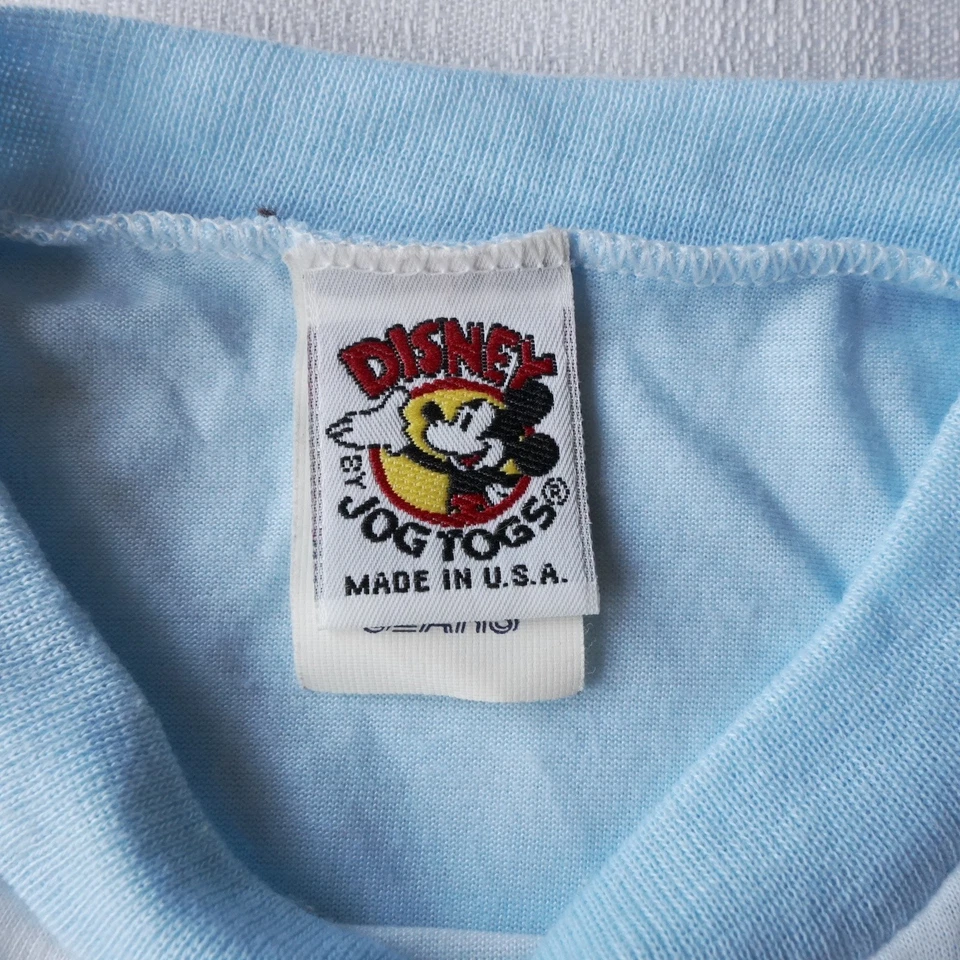 Vintage Disney Shirt Boys 4T Mickey Mouse BANG GUN Tiger Jungle Safari USA 80s - Image 4 of 4