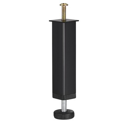 Adjustable Height Bed Frame Support Legs(150mm-170mm/5.9''-7''), Black