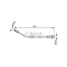1x ORIGINAL® Bosch Bremsschlauch Hinten, Links für BMW Z4 Roadster Z4 Coupe