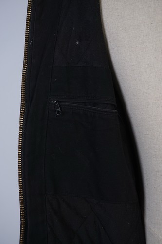 Carhartt Active Jacket Black USA Made Size L Regular Vintage Workwear jacket - Picture 11 of 14