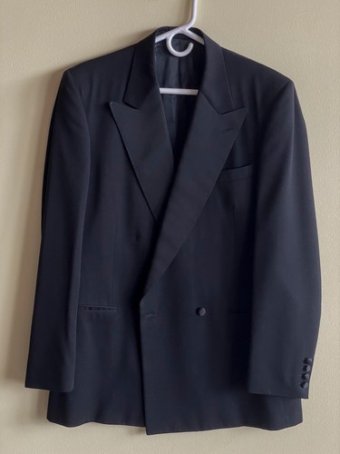 Black Tuxedo Double Breasted Chester Barrie for Harrods Hand Tailored - 40 L