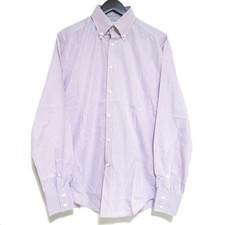 Brunello Cucinelli Slim Fit Gingham Check Pattern Long Sleeve Bd Shirt L Size La