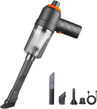Car Vacuum Portable Cordless, Handheld Vacuum Cordless with 30Mins Rechargeable