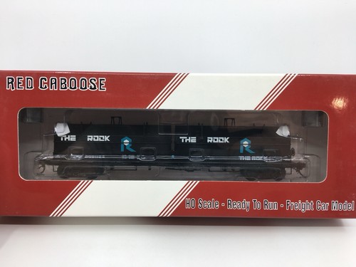 Coche bobina HO Red Caboose 32517-12 Rock Island 100 toneladas Evans RI #955024 | Condition: Used